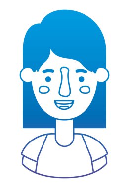 güzel ve genç kadın karakter