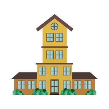 mahalle izole simgesi