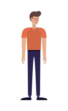 genç adam avatar karakter