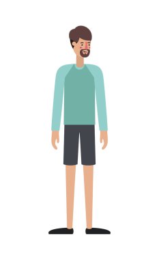 Sakallı genç adam Avatar karakteri