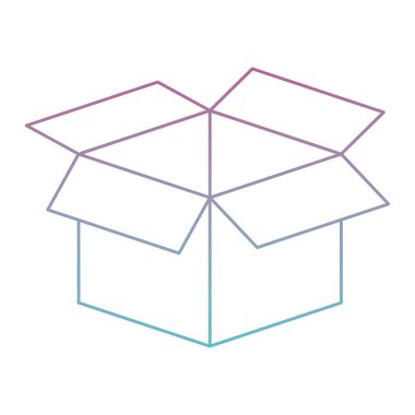 ambalaj kutusu karton simgesi