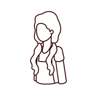 genç kadın avatar karakter