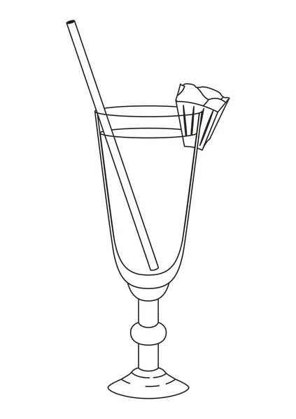 컵 칵테일 음료 아이콘 — 스톡 벡터