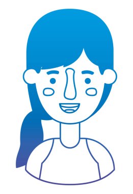 güzel ve genç kadın karakter