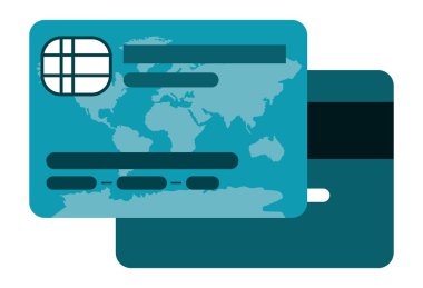 kredi kartı izole simgesi