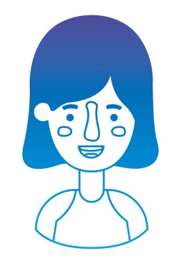 güzel ve genç kadın karakter