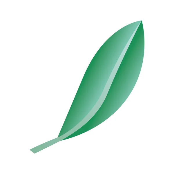Leaf växt ekologi ikonen — Stock vektor