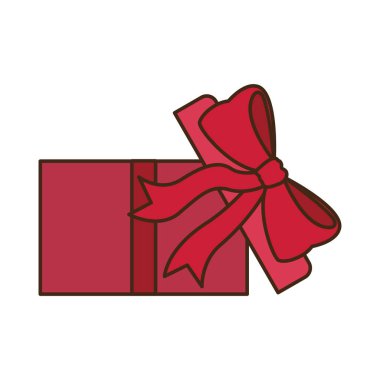 hediye kutusu izole simgesi