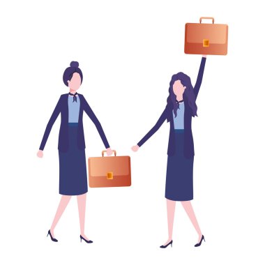 Portföy avatar karakterli iş adamı