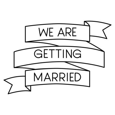 Kurdele çerçevesi ile evli kaligrafi