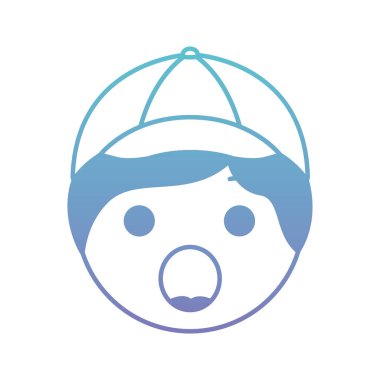 adam baş karikatür karakter sürpriz