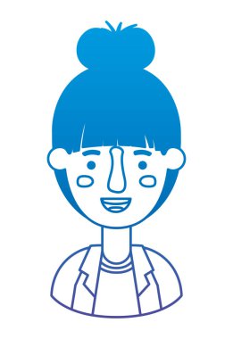 güzel ve genç kadın karakter