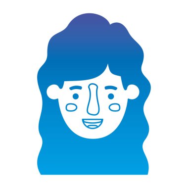 güzel ve genç kadın baş