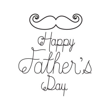 bıyık ile babalar günü el yapımı yazı