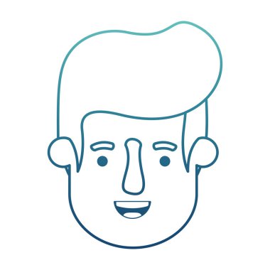 genç adam baş avatar karakter