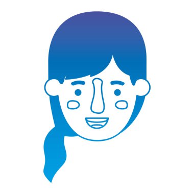 güzel ve genç kadın baş