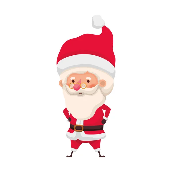 Santa claus moving avatar character — Stock Vector