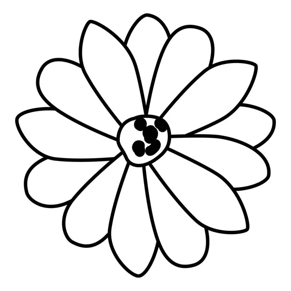 Belo ícone de jardim de flores —  Vetores de Stock