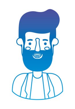 Sakallı genç adam Avatar karakteri