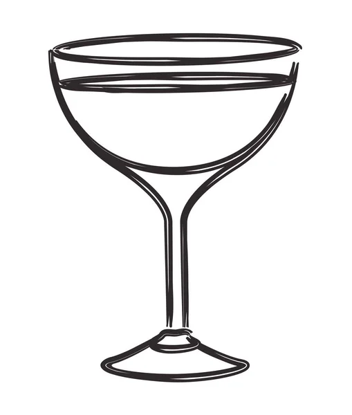 Taza con icono de bebida — Vector de stock