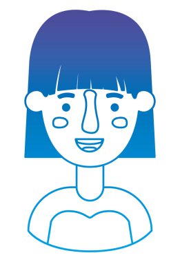 güzel ve genç kadın karakter