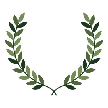 yaprakların çelenk taç simgesi