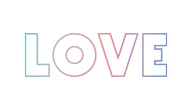 aşk mesajı ile el yapımı yazı tipi