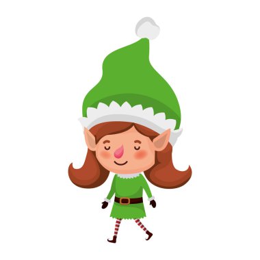 Elf kadın yürüyüş avatar karakter