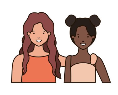 Genç kadın avatar karakter