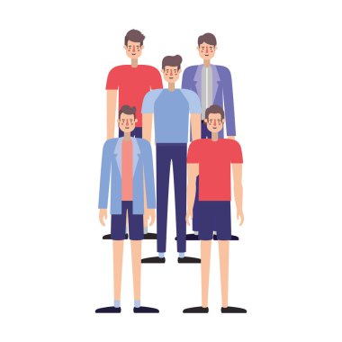 erkek karakter grubu