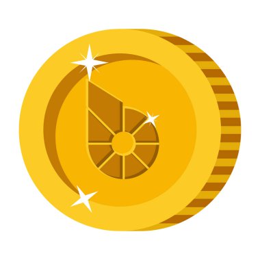 cryptocurrency biteshares para izole simgesi