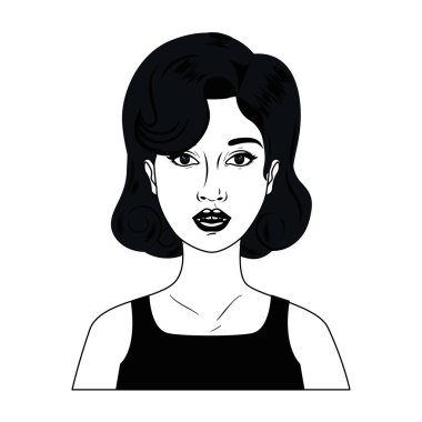 genç kadın avatar karakter