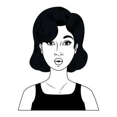 genç kadın avatar karakter