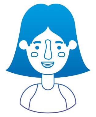 güzel ve genç kadın karakter