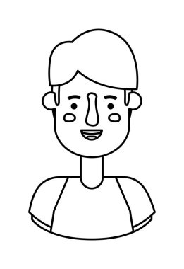 genç adam avatar karakter