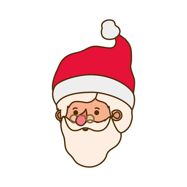 Santa Claus głowa avatar charakter — Wektor stockowy