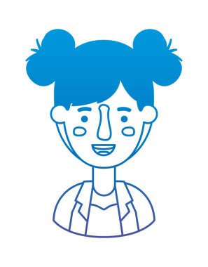 güzel ve genç kadın karakter