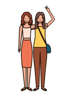 Genç kadın avatar karakter