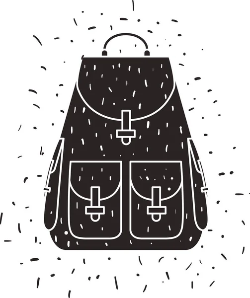 Reisetasche isoliert Symbol — Stockvektor