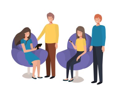 teknoloji cihazlarını kullanan kişi grubu