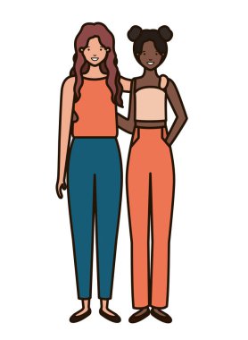 Genç kadın avatar karakter