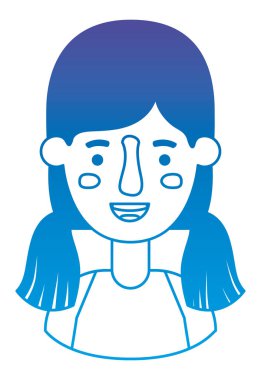 güzel ve genç kadın karakter