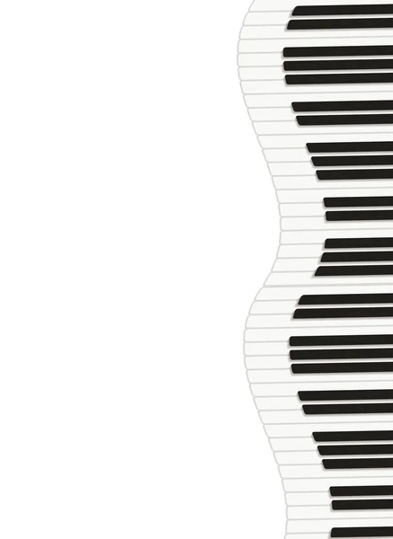 Teclado de piano patrón de instrumento musical — Archivo Imágenes Vectoriales