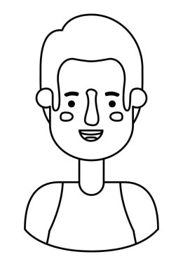 genç adam avatar karakter