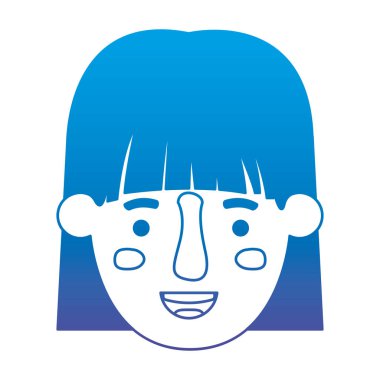 güzel ve genç kadın baş