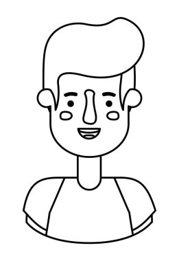 genç adam avatar karakter