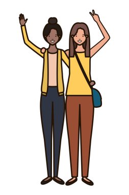 Genç kadın avatar karakter