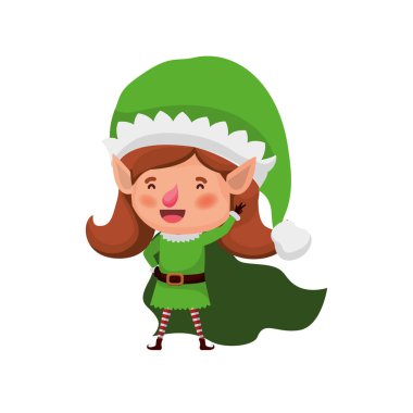 Elf kadın yürüyüş avatar karakter