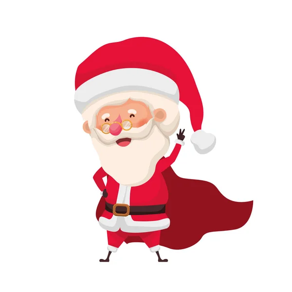Santa Claus ruchomy avatar charakter — Wektor stockowy
