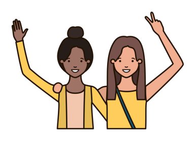 Genç kadın avatar karakter